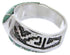 Southwest Turquoise Inlay Jewelry Ring Size 5-3/4 BW68336