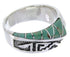 Southwest Turquoise Inlay Jewelry Ring Size 5-3/4 BW68336