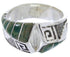 Turquoise Inlay Southwestern Ring Size 7-1/2 BW68340