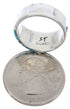 Silver Southwestern Turquoise Jewelry Ring Size 5-1/2 BW68353
