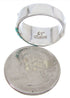 Southwest Turquoise Inlay Jewelry Ring Size 8-1/4 BW68364