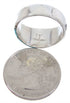 Southwest Inlay Turquoise Silver Ring Size 7-1/2 BW68370