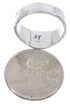 Southwest Sterling Silver Turquoise Inlay Ring Size 5-1/4 BW68374
