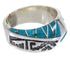 Turquoise Inlay Southwest Jewelry Ring Size 8-1/4 BW68396