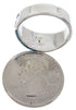 Southwestern Sterling Silver Turquoise Inlay Ring Size 6-1/4 BW68402