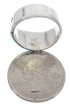 Silver And Turquoise Inlay Southwestern Ring Size 6-1/4 BW68438
