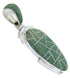 Sterling Silver Southwest Jewelry Turquoise Inlay Pendant MW67715