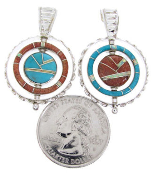 Post Reversible Southwest Multicolor Earrings BW67831