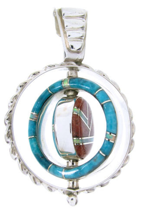 Multicolor Post Reversible Southwest Jewelry Earrings BW67833