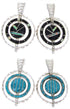 Southwestern Jewelry Multicolor Post Reversible Earrings BW67838