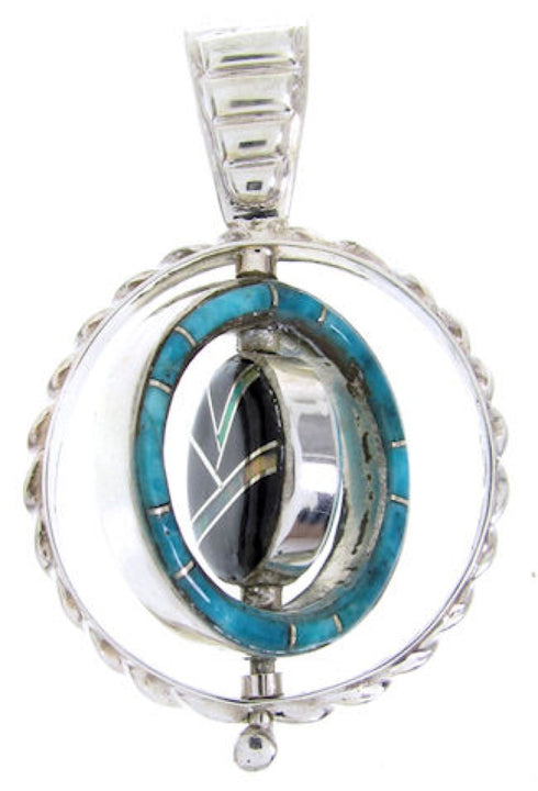 Southwestern Jewelry Multicolor Post Reversible Earrings BW67838