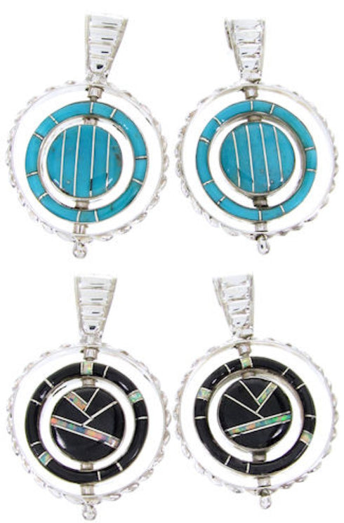 Reversible Post Southwestern Multicolor Earrings BW67840