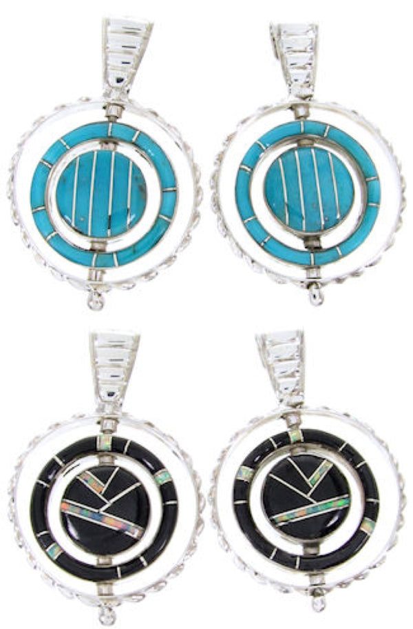 Reversible Post Southwestern Multicolor Earrings BW67840