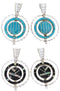 Reversible Post Southwestern Multicolor Earrings BW67840
