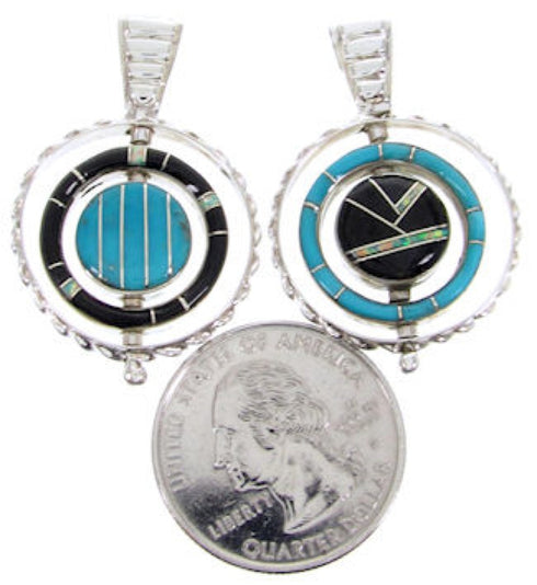 Reversible Post Southwestern Multicolor Earrings BW67840