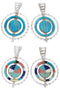 Multicolor Reversible Post Southwest Earrings BW67842