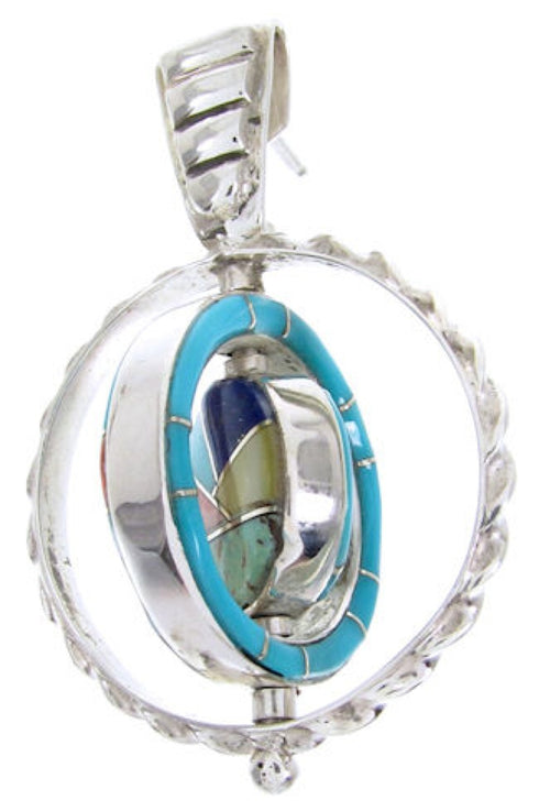 Multicolor Reversible Post Southwest Earrings BW67842