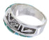 Turquoise Southwest Silver Ring Size 5-3/4 YS68262