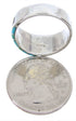 Turquoise Southwest Silver Ring Size 5-3/4 YS68262