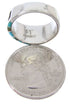 Southwest Turquoise Inlay Jewelry Ring Size 5-3/4 YS68275