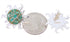 Southwest Jewelry Turquoise Sun Inlay Post Earrings AW68249