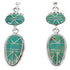 Southwest Jewelry Turquoise Sterling Silver Post Earrings AW68348