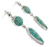 Southwest Jewelry Turquoise Sterling Silver Post Earrings AW68348