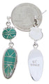 Southwest Jewelry Turquoise Sterling Silver Post Earrings AW68348