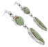 Southwest Turquoise Silver Inlay Jewelry Post Dangle Earrings AW68363