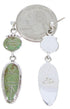 Southwest Turquoise Silver Inlay Jewelry Post Dangle Earrings AW68363