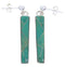 Turquoise Whiterock Eagle Valley Post Dangle Earrings YS68528