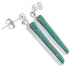 Turquoise Whiterock Eagle Valley Post Dangle Earrings YS68528