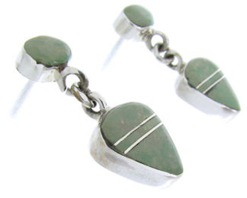 Southwest Sterling Silver Jewelry Turquoise Post Earrings MW68724