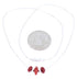 Liquid Sterling Silver Coral Jewelry Bead Necklace MW68792