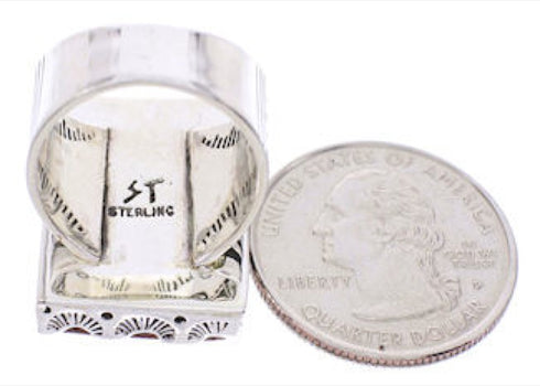 Multicolor Native American Village Design Ring Size 5-3/4 YS69094