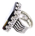 Silver Multicolor Native American Design Ring Size 5-3/4 YS69134