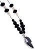 Sterling Silver Multicolor Bead Necklace PS71342