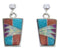 Opal Multicolor Genuine Sterling Silver Post Dangle Earrings AW69875