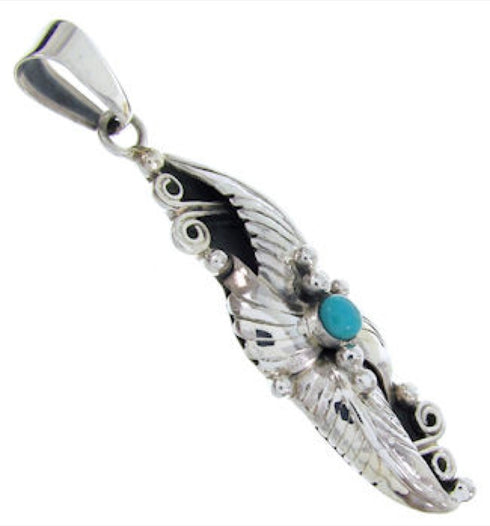 Southwestern Turquoise Jewelry Silver Pendant BW69966