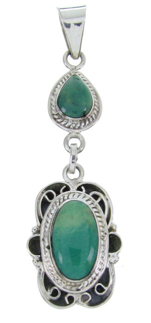 Sterling Silver Jewelry Turquoise Pendant BW69984