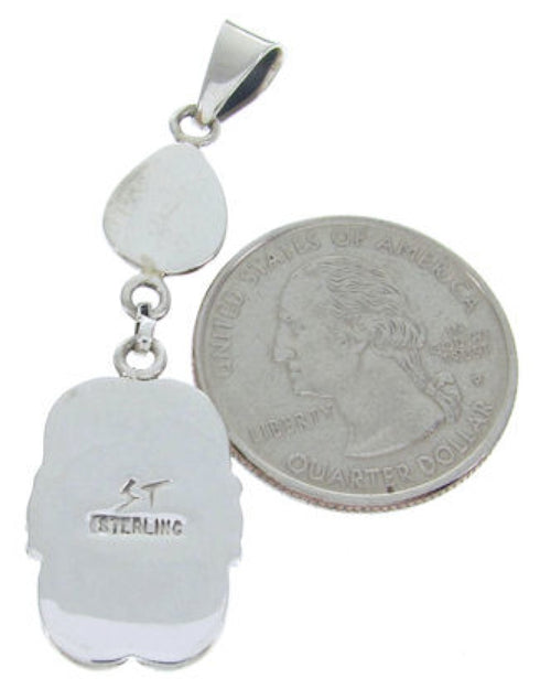 Silver Southwestern Turquoise Jewelry Pendant BW69985