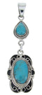 Turquoise Genuine Sterling Silver Pendant BW69988