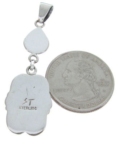 Turquoise Genuine Sterling Silver Pendant BW69988