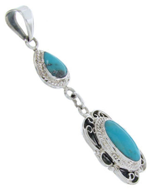 Southwest Turquoise Jewelry Sterling Silver Pendant BW69990