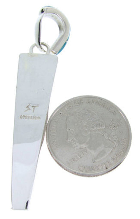 Genuine Sterling Silver Southwestern Jewelry Pendant AW70485