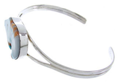 Multicolor Genuine Sterling Silver Bear Bracelet BW69997
