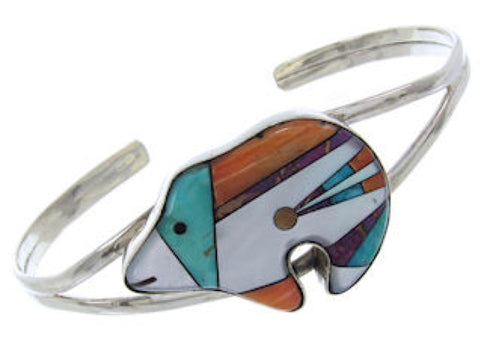 Multicolor Bear Cuff Silver Jewelry Bracelet BW70008