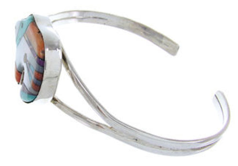 Multicolor Bear Cuff Silver Jewelry Bracelet BW70008