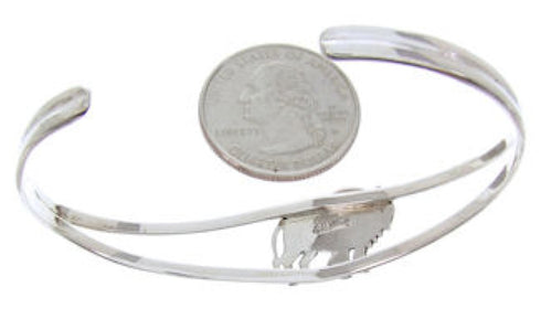 Sterling Silver Jewelry Multicolor Inlay Buffalo Cuff Bracelet BW70027
