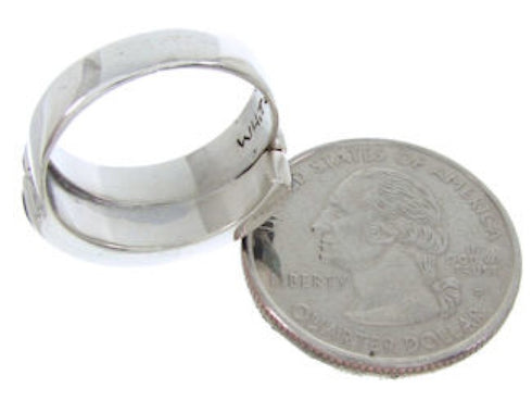 Jewelry Midnight Sky Black Opal Whiterock Ring Size 6-3/4 YS70328